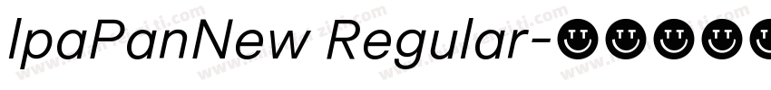 lpaPanNew Regular字体转换